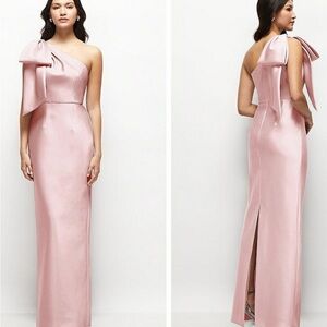 Alfred Sung Calla dress style #D861 in Ballet pink